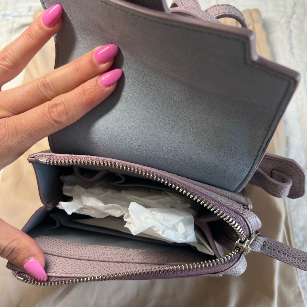 NWT Senreve Alunna Mini Backpack and Handbag in Lilac - Picture 5 of 6